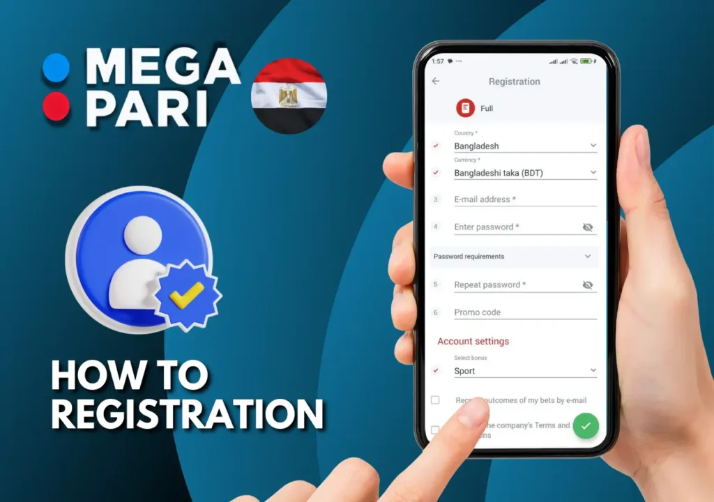 Megapari registration